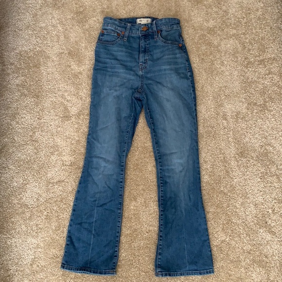 Madewell Curvy Cali boot denim jeans